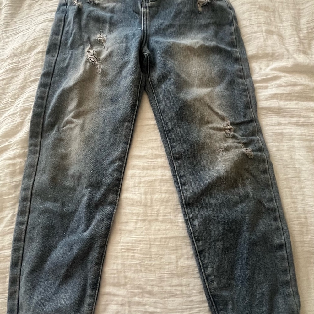 Distressed Blue Jeans for Boys